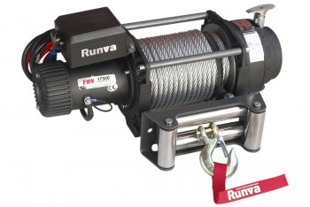 Лебёдка электрическая Runva (индустр., 12V)  (17500 lbs (7930 кг))