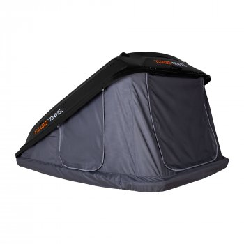 Багажный бокс-палатка Yuago Travel 2.0 (зима, 1000 л/230x160x35 см) на крышу Daewoo Tico (CL11) (1989-2004)