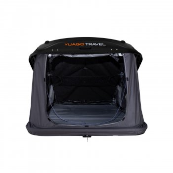 121 999 р. Багажный бокс-палатка Yuago Travel 2.0 (зима, 1000 л/230x160x35 см) на крышу Уаз Симбир (3162) (1997-2005) (Черный бокс, тент графит)  с доставкой в г. Чебоксары. Увеличить фотографию 2