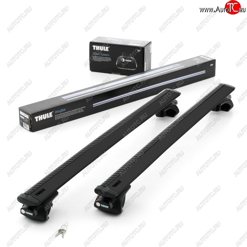 15 449 р. Поперечные дуги рейлингов THULE WingBar (длина дуг 127 см) Уаз Патриот 3163 5 дв. дорестайлинг (2005-2013) (цвет: черный)  с доставкой в г. Чебоксары