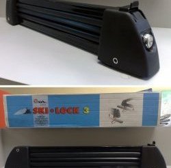 2 349 р. Крепление для 3 комплектов лыж или 2 сноубордов Amos Ski Lock 3 Audi A6 С4 седан (1994-1997) (Цвет: серебристый)  с доставкой в г. Чебоксары. Увеличить фотографию 9