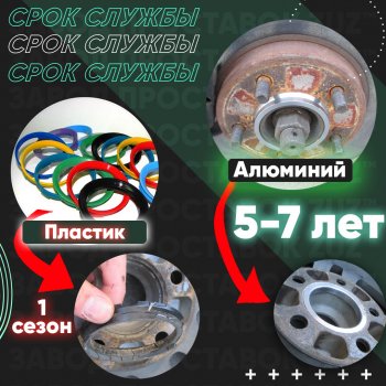 1 849 р. Алюминиевое центровочное кольцо Cadillac CTS седан (2007-2013) (4 шт) ЗУЗ 72.6 x 100.1 . Увеличить фотографию 4