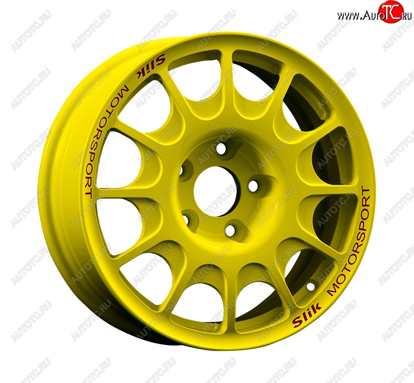 23 799 р. Кованый диск Slik Classic Sport L-1844S 5.5x15 Chery Kimo A1 хэтчбэк (2008-2014) 4x100.0xDIA56.1xET46.0 (Candy ярко-желтый (Candy YELLOW))