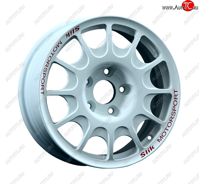 23 799 р. Кованый диск Slik Classic Sport L-1844S 5.5x15   (Белый (W))  с доставкой в г. Чебоксары