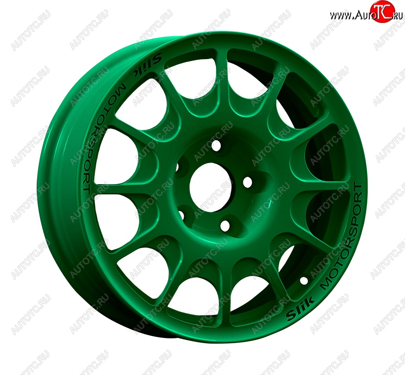 23 799 р. Кованый диск Slik Classic Sport L-1844S 6.5x15   (Candy изумрудно-зеленый (Candy Green))  с доставкой в г. Чебоксары