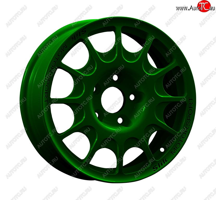 23 799 р. Кованый диск Slik Classic Sport L-1844S 6.5x15   (Зеленый (GREEEN))  с доставкой в г. Чебоксары