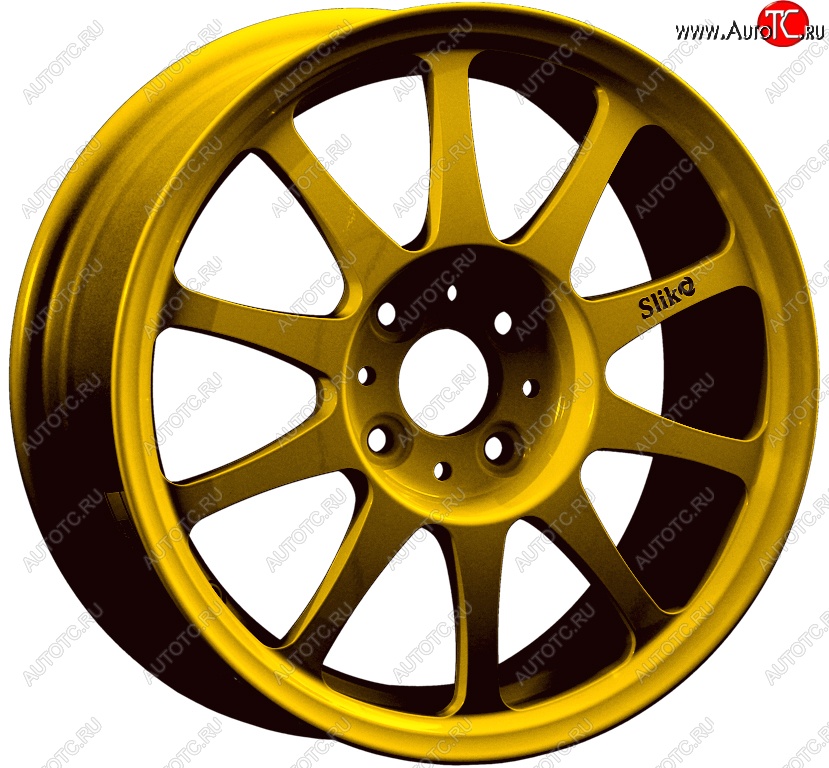 14 899 р. Кованый диск Slik Classic Sport L-5411S 6.0x15   (Ярко желтый RAL1021 (YELLOW))  с доставкой в г. Чебоксары