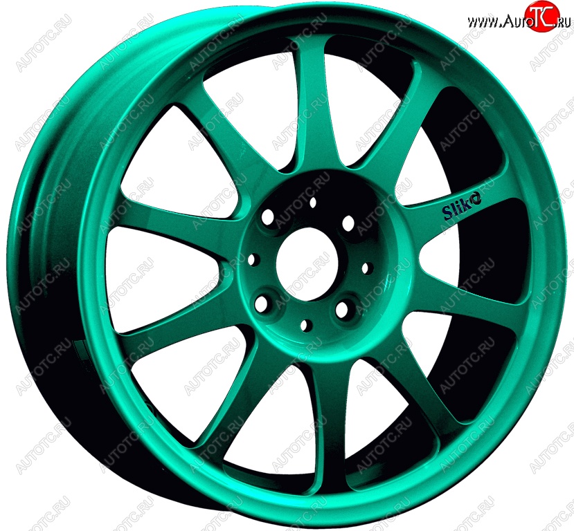 14 899 р. Кованый диск Slik Classic Sport L-5411S 6.0x15   (Candy изумрудно-зеленый (Candy Green))  с доставкой в г. Чебоксары