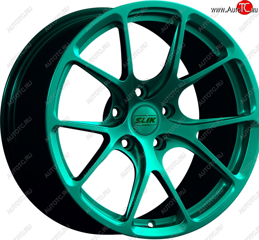 17 799 р. Кованый диск Slik TuningPro L-754 9.0x17   (Candy изумрудно-зеленый (Candy Green))  с доставкой в г. Чебоксары