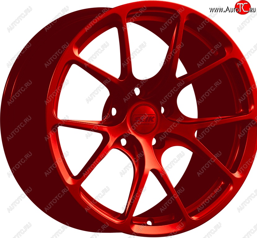 17 799 р. Кованый диск Slik TuningPro L-754 9.0x17   (Красный (RED))  с доставкой в г. Чебоксары