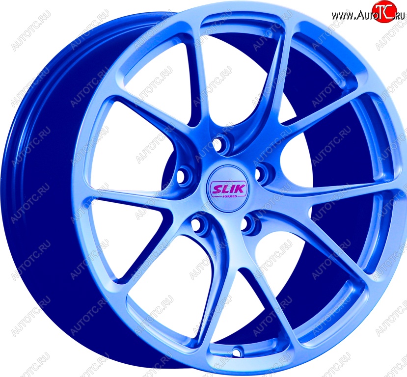 17 890 р. Кованый диск Slik TuningPro L-754 9.0x17   (Синий (BLUE))  с доставкой в г. Чебоксары