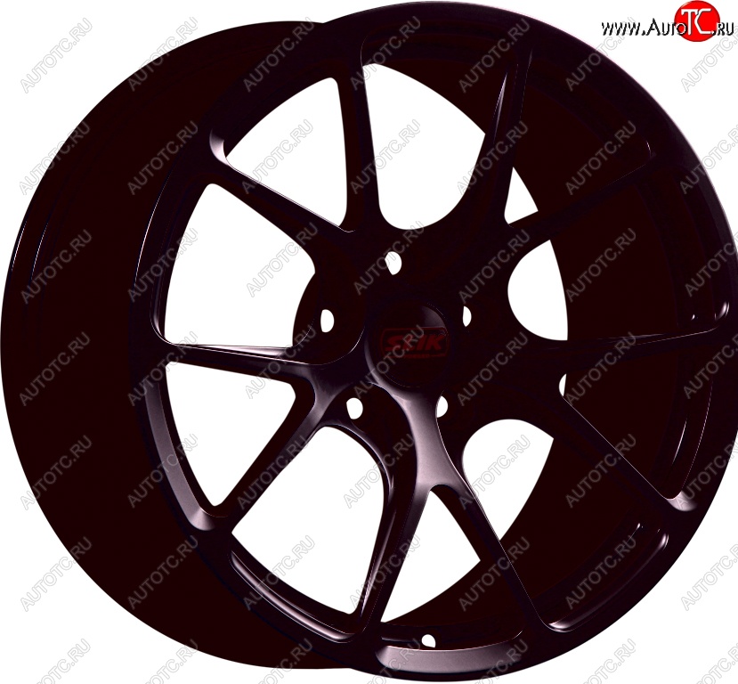 17 890 р. Кованый диск Slik TuningPro L-754 9.0x17   (Черный глянцевый (BK))  с доставкой в г. Чебоксары