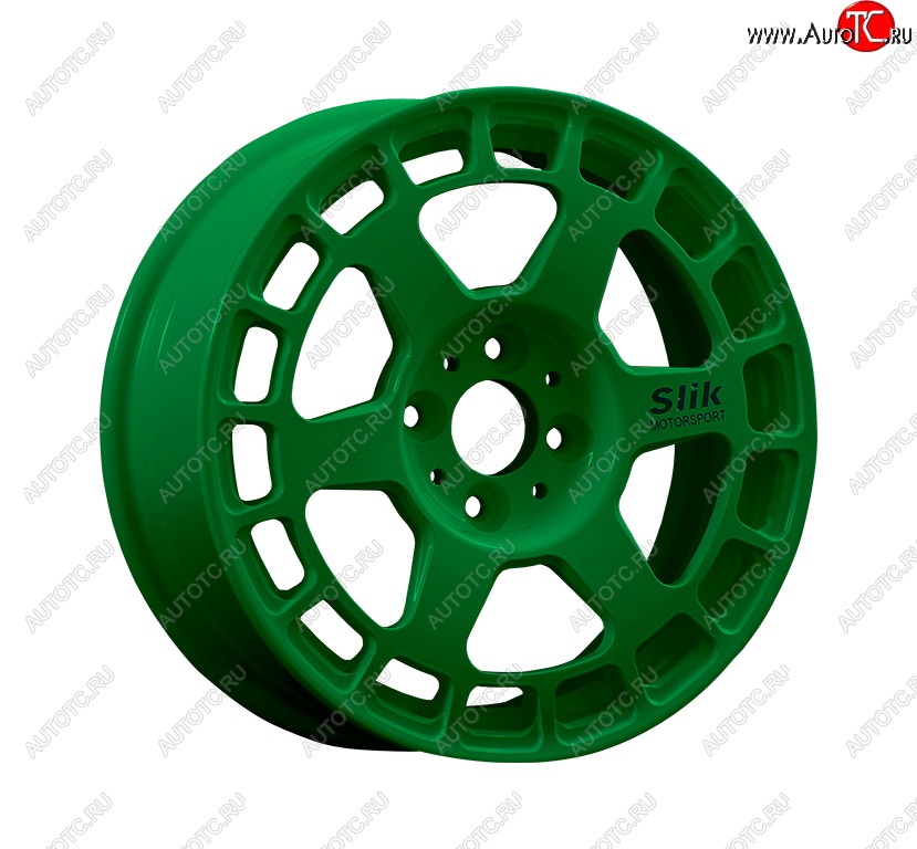 7 540 р. Кованый диск Slik Classic Sport L-151S 6.5x15   (Candy изумрудно-зеленый (Candy Green))  с доставкой в г. Чебоксары