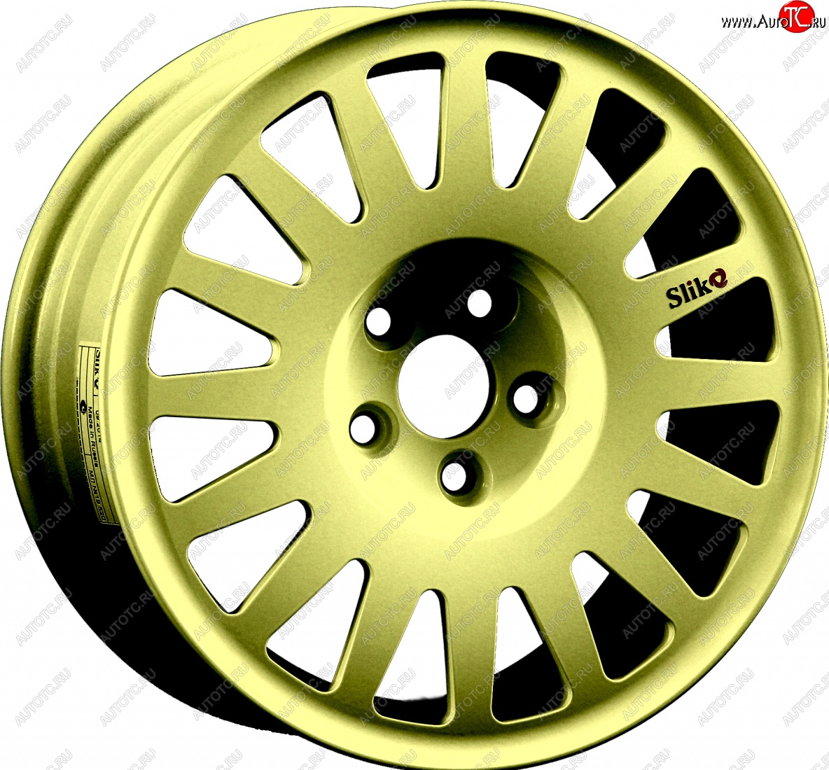 15 599 р. Кованый диск Slik Classic Sport L-1823S 6.5x15   (Золотой (G))  с доставкой в г. Чебоксары