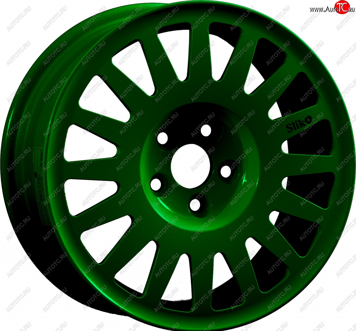 15 599 р. Кованый диск Slik Classic Sport L-1823S 6.5x15   (Зеленый (GREEEN))  с доставкой в г. Чебоксары