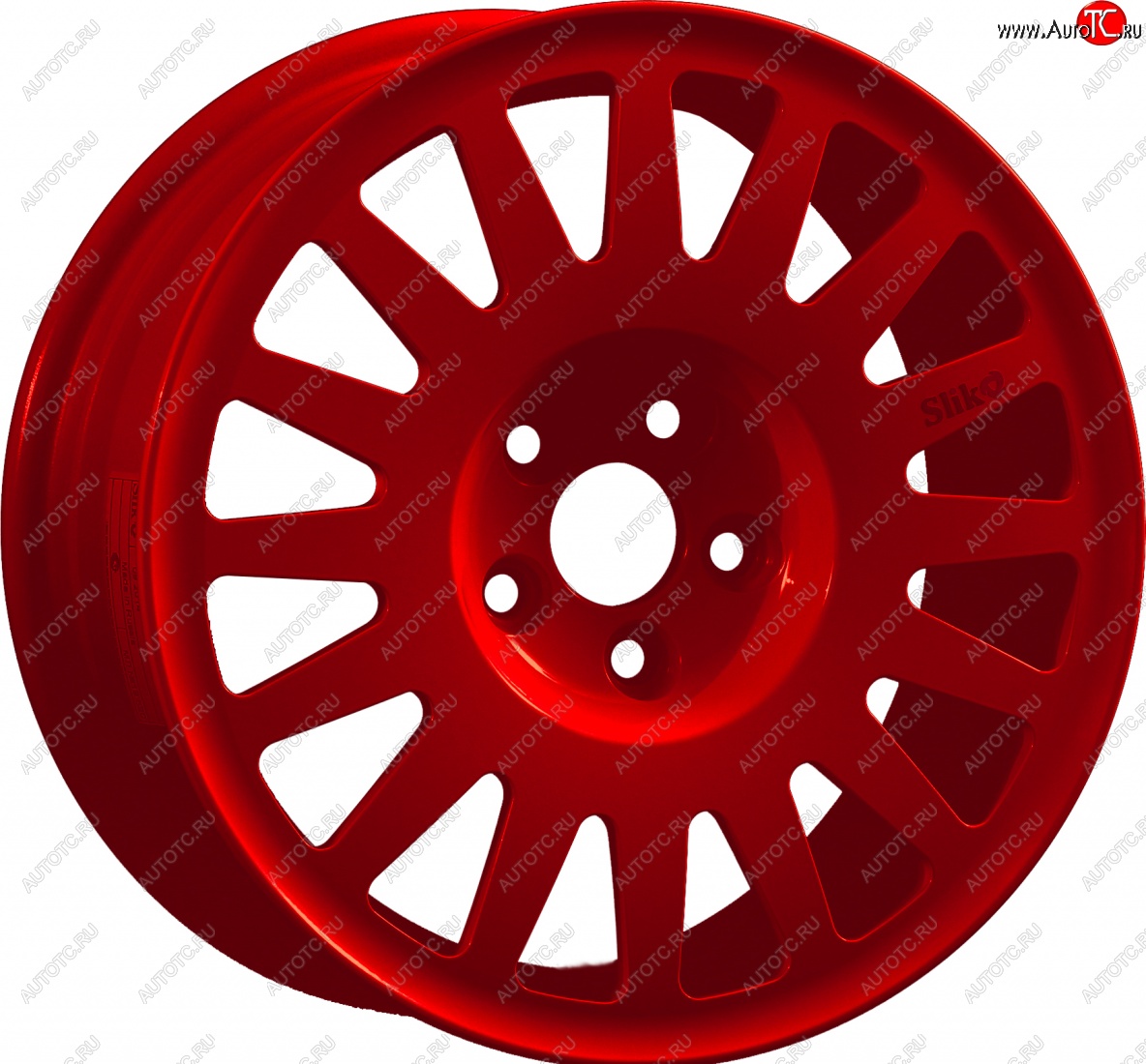 15 599 р. Кованый диск Slik Classic Sport L-1823S 6.5x15   (Красный (RED))  с доставкой в г. Чебоксары