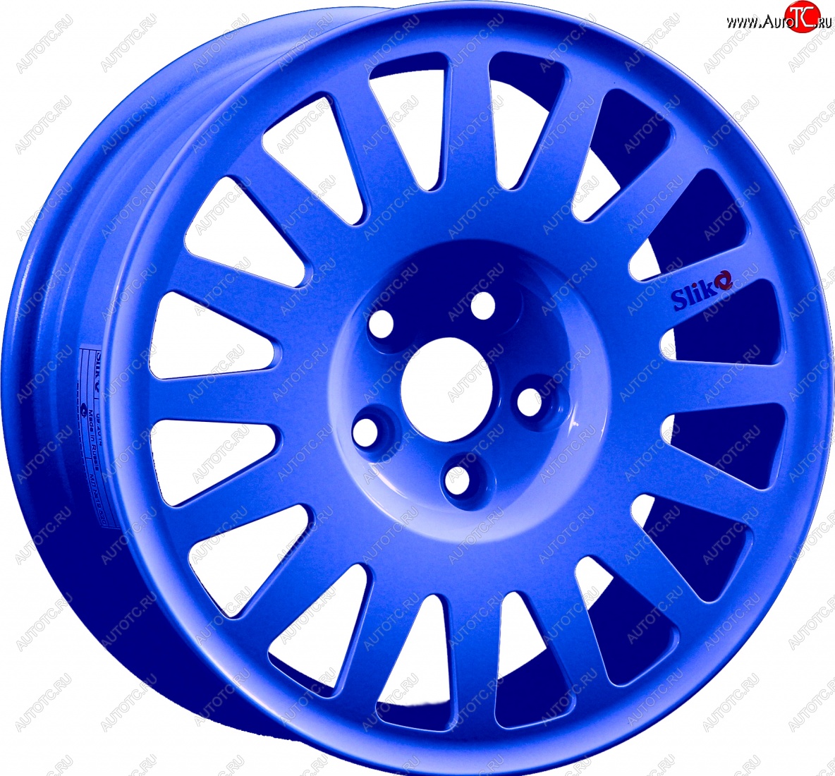 15 599 р. Кованый диск Slik Classic Sport L-1823S 6.5x15   (Синий (BLUE))  с доставкой в г. Чебоксары