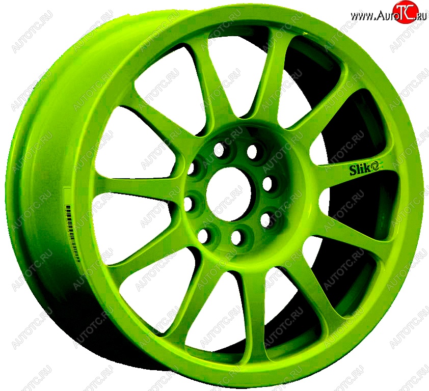 24 899 р. Кованый диск Slik Classic Sport L-1837S 7.0x15   (RAL 6038 ярко-зеленый (6038))  с доставкой в г. Чебоксары