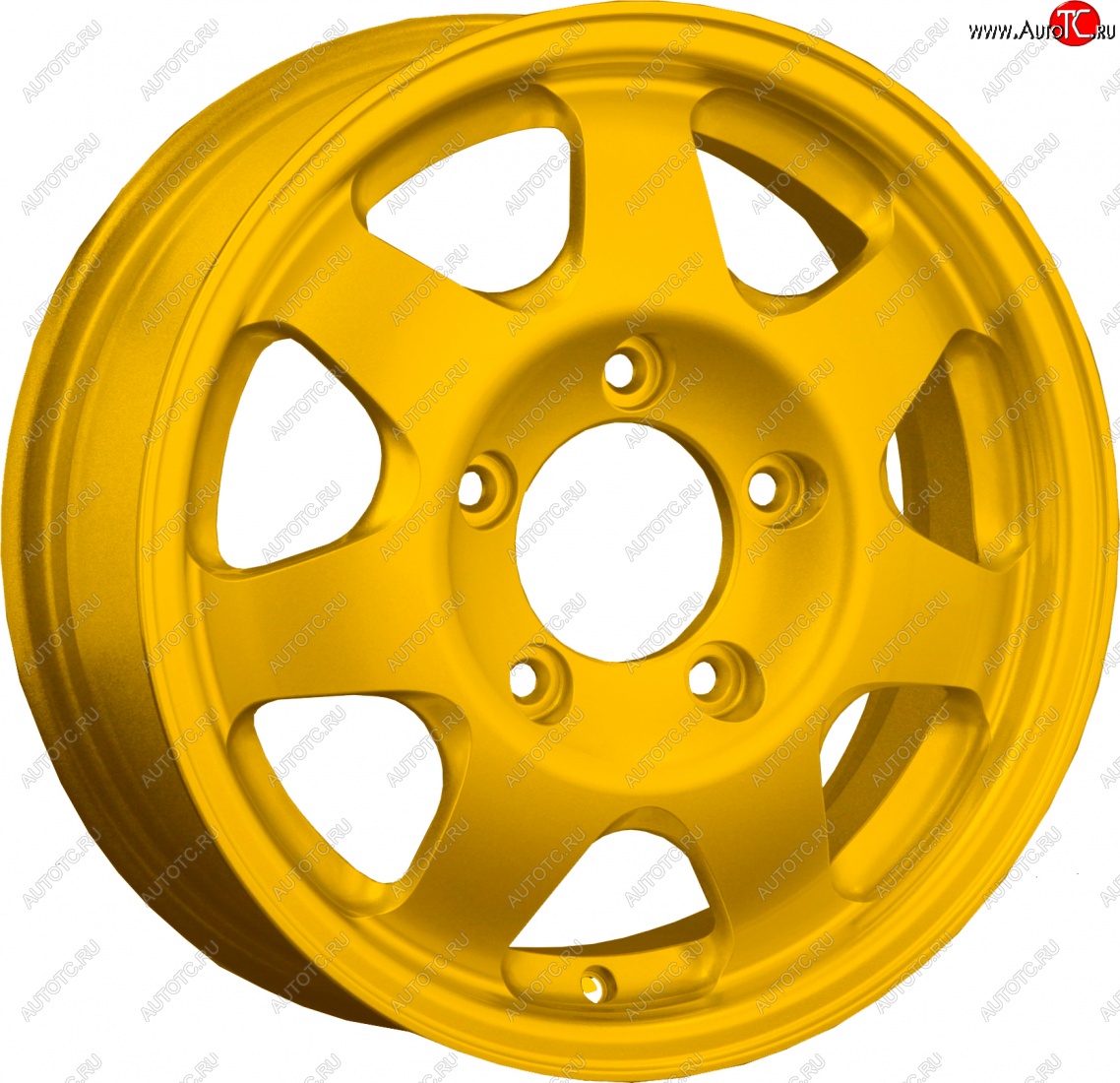 18 999 р. Кованый диск Slik Classic Sport L-25 5.5x16   (Ярко желтый RAL1021 (YELLOW))  с доставкой в г. Чебоксары