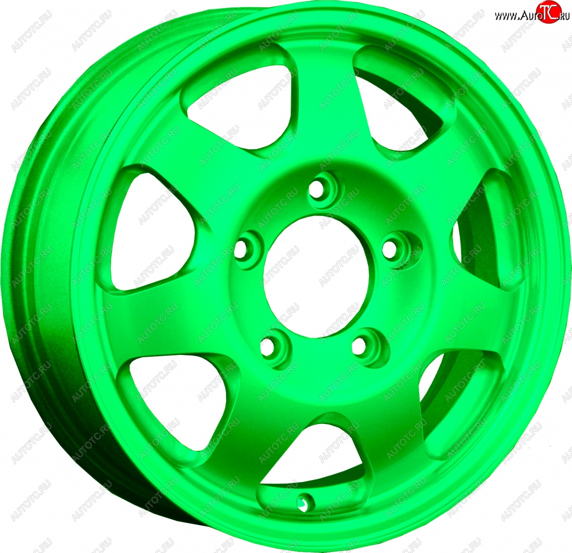 18 999 р. Кованый диск Slik Classic Sport L-25 5.5x16   (RAL 6038 ярко-зеленый (6038))  с доставкой в г. Чебоксары