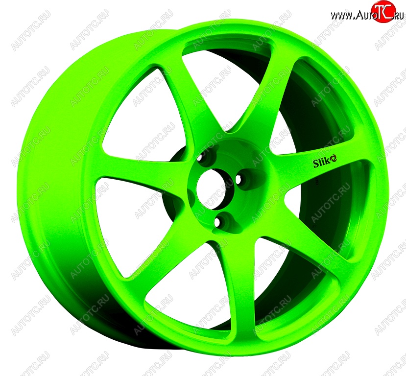 36 799 р. Кованый диск Slik Classic Sport L-751S 9.0x17   (RAL 6038 ярко-зеленый (6038))  с доставкой в г. Чебоксары