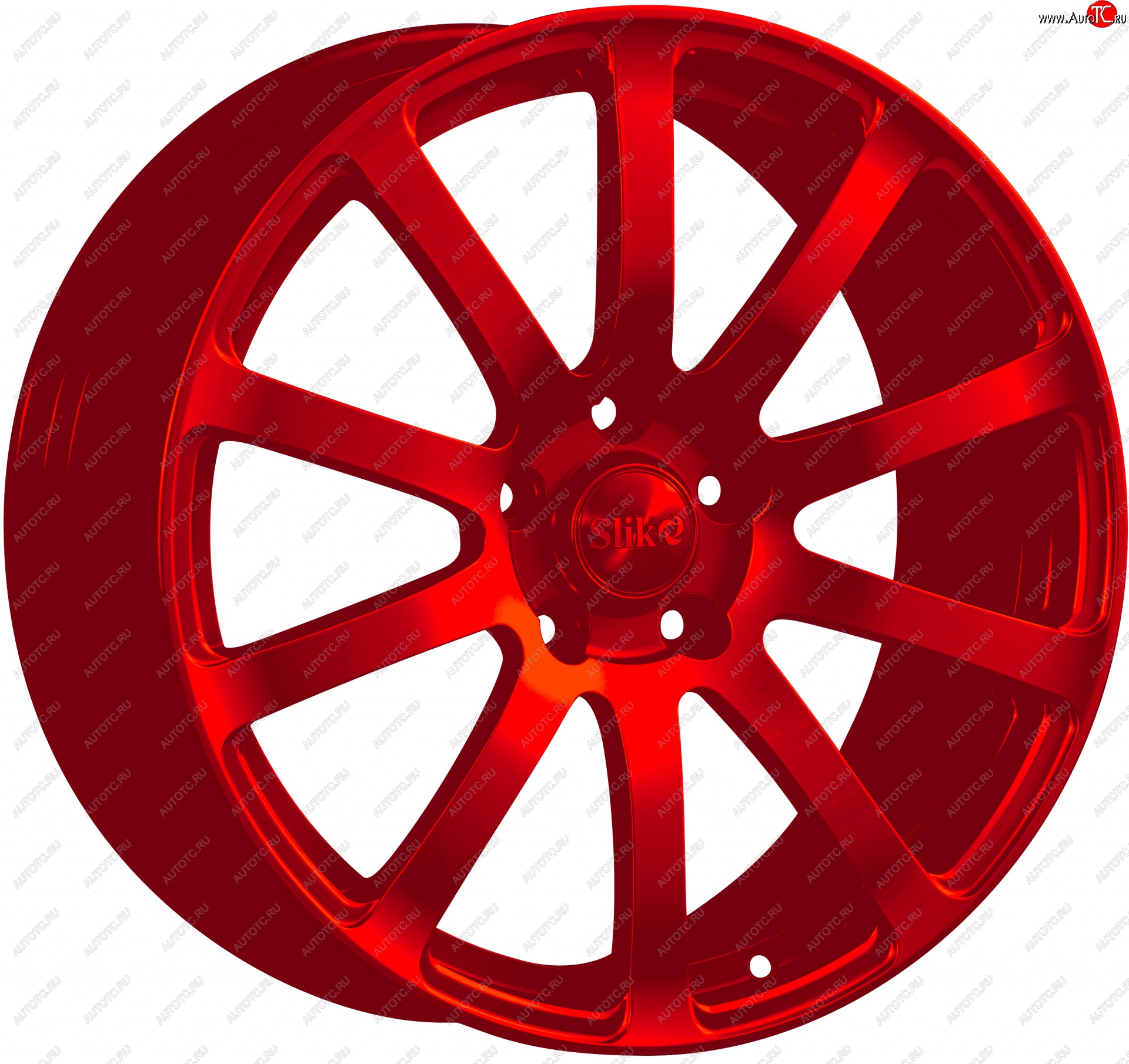 22 299 р. Кованый диск Slik PREMIUM L-812 8.0x18   (Candy алый)  с доставкой в г. Чебоксары