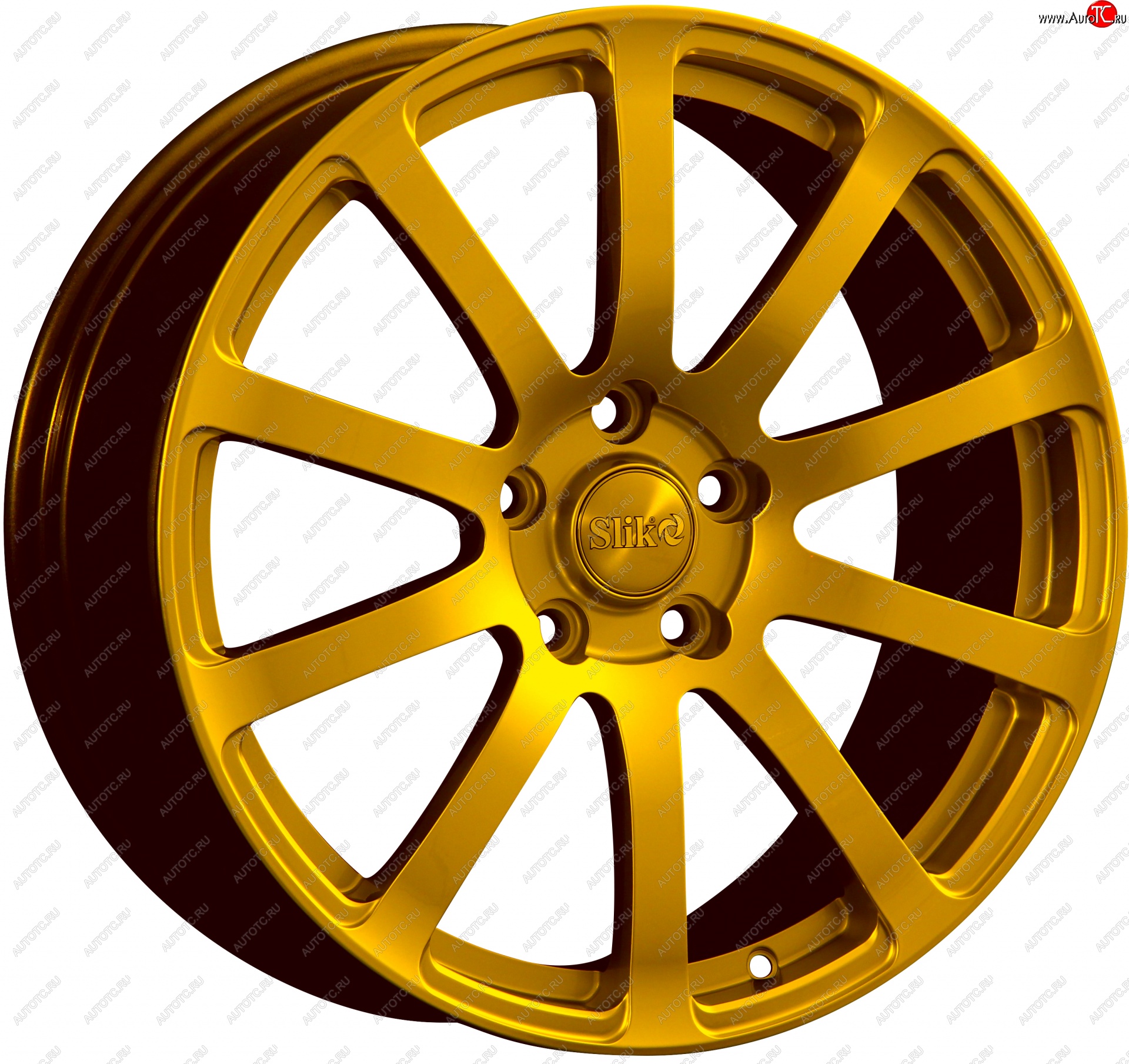 22 299 р. Кованый диск Slik PREMIUM L-812 8.0x18   (Ярко желтый RAL1021 (YELLOW))  с доставкой в г. Чебоксары