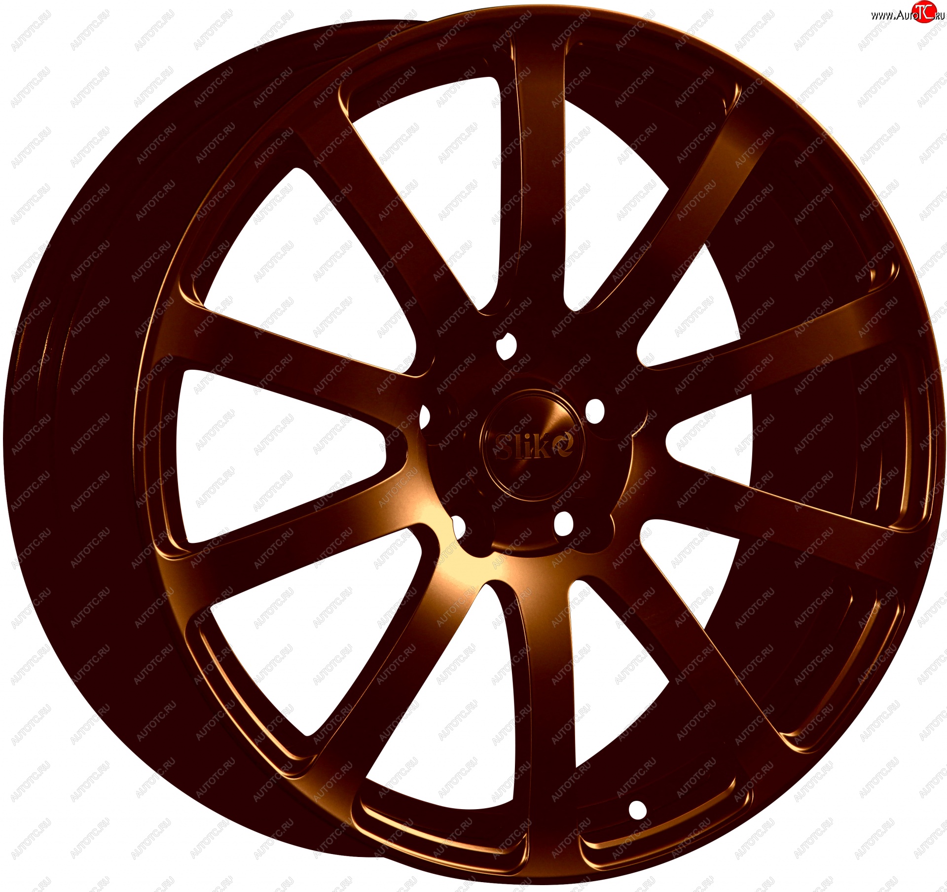 22 299 р. Кованый диск Slik PREMIUM L-812 8.5x18   (Коньячная бронза матовый (MBRZCGN))  с доставкой в г. Чебоксары
