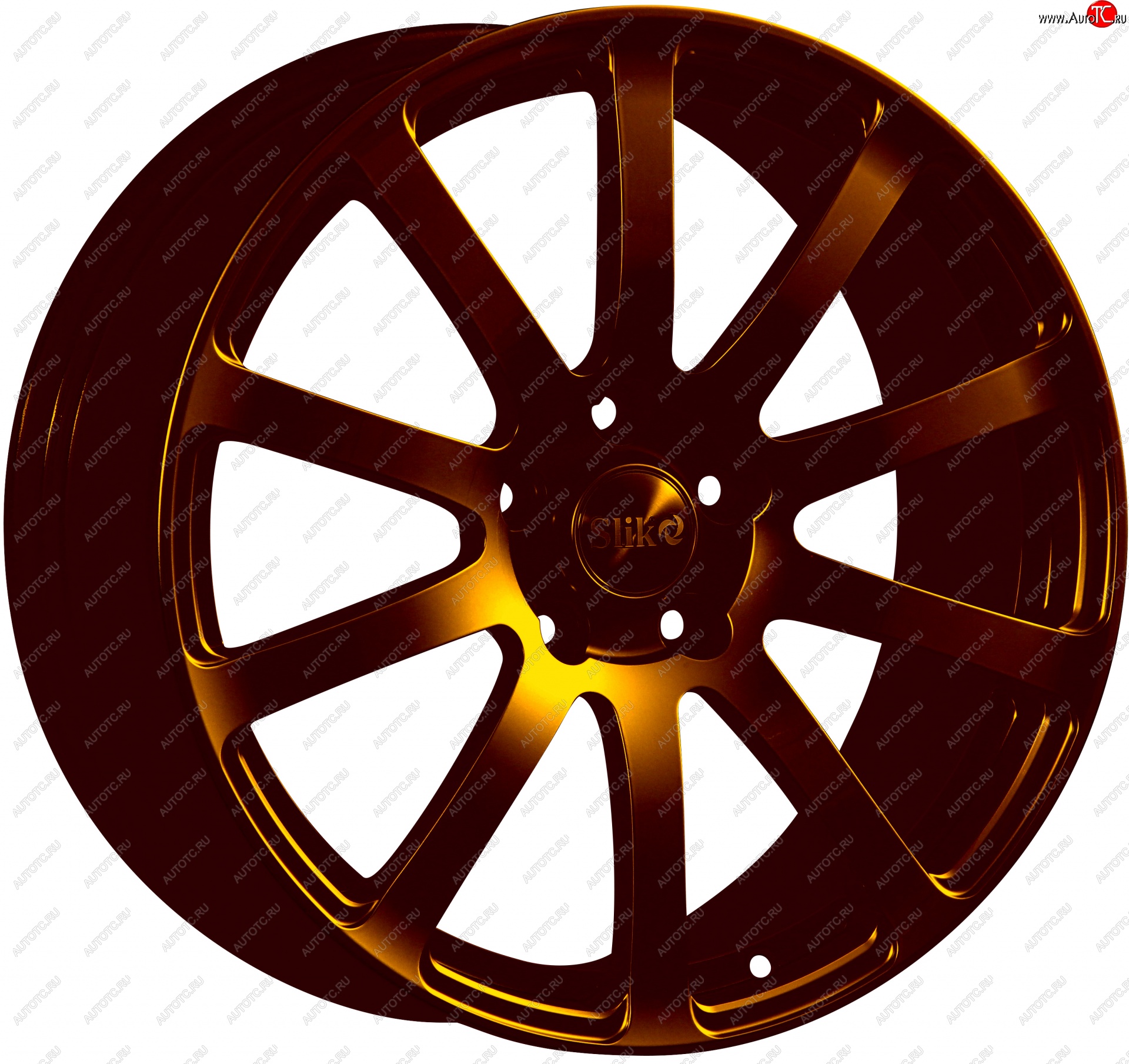 22 299 р. Кованый диск Slik PREMIUM L-812 8.5x18   (Коньячная бронза глянец (BRZCGN))  с доставкой в г. Чебоксары