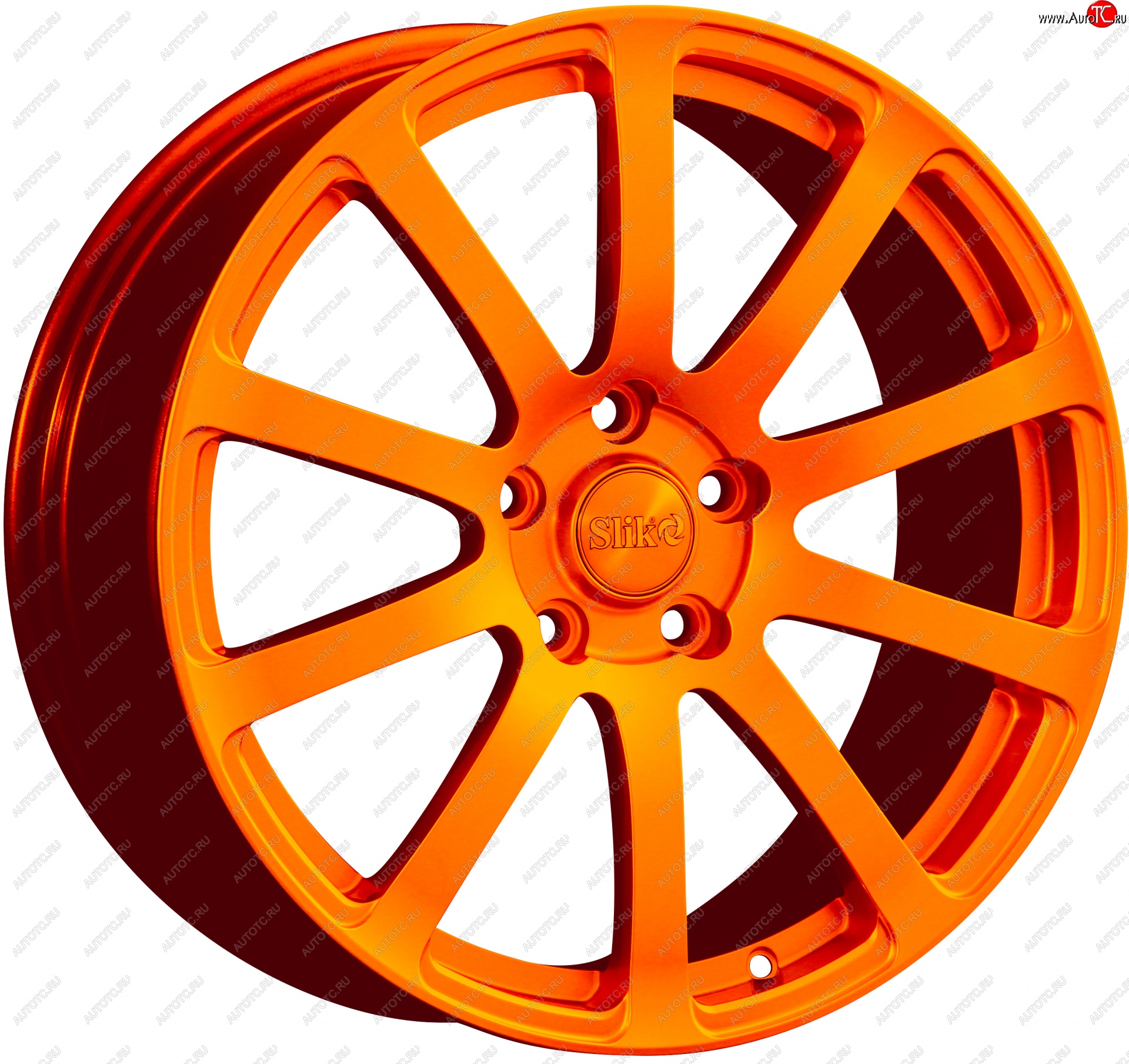 22 299 р. Кованый диск Slik PREMIUM L-812 8.5x18   (Ярко оранжевый (ORANGE))  с доставкой в г. Чебоксары