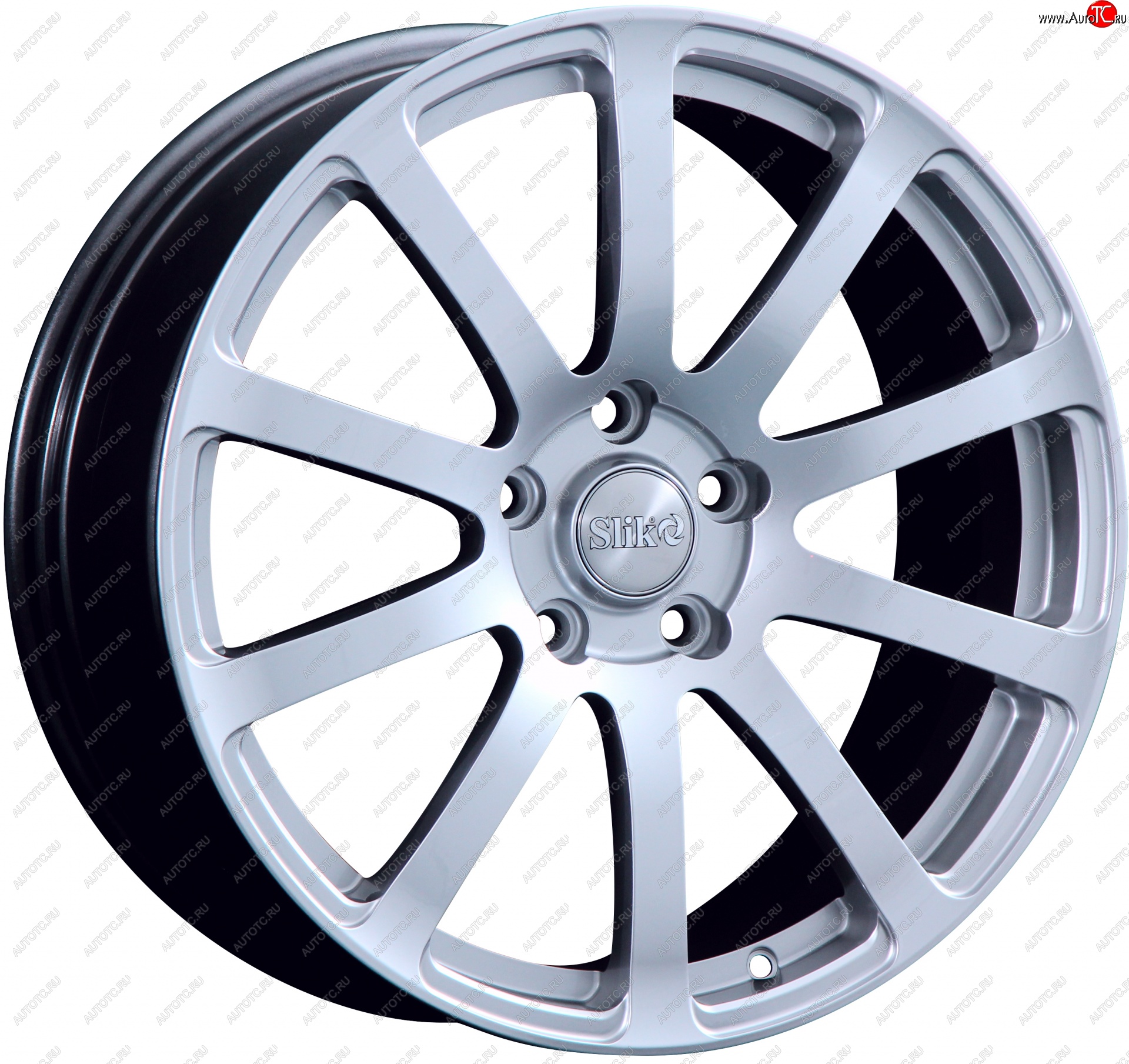 22 299 р. Кованый диск Slik PREMIUM L-812 8.5x18   (Серебристый светлый (S16))  с доставкой в г. Чебоксары