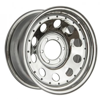Штампованый диск OFF-ROAD Wheels (стальной усиленный, круг - хром). 8.0 x 17 Ford Ranger дорестайлинг (2006-2009) 6x139.7xDIA110.0xET10.0