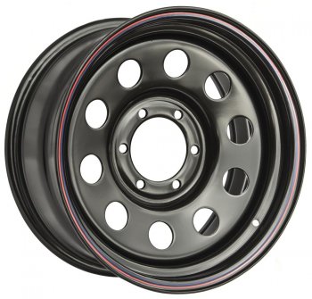 Штампованый диск OFF-ROAD Wheels (стальной усиленный, круг - черный). 8.0 x 17 Ford Ranger дорестайлинг (2006-2009) 6x139.7xDIA110.0xET10.0