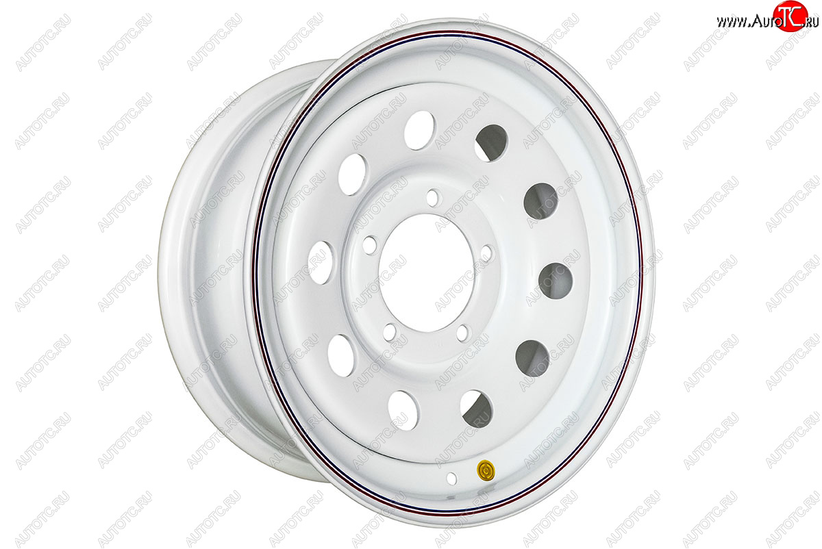 6 899 р. Штампованый диск OFF-ROAD Wheels (стальной усиленный, круг - белый). 7.0 x 16    с доставкой в г. Чебоксары