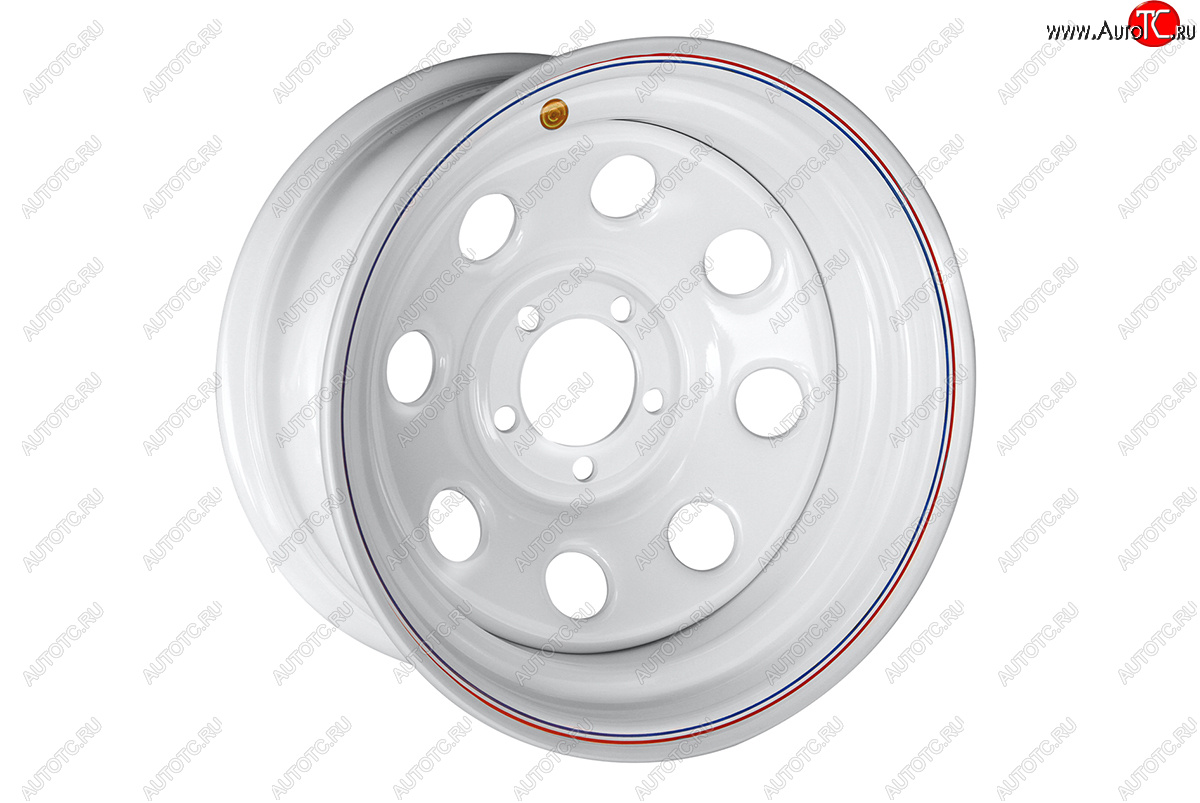 6 629 р. Штампованый диск OFF-ROAD Wheels (усиленный, круг) 8.0x16   (Цвет: белый)  с доставкой в г. Чебоксары