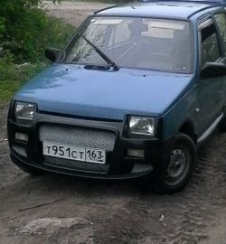 4 389 р. Передний бампер Я-робот V1  Лада Ока 1111 (1988-2008) (Неокрашенный)  с доставкой в г. Чебоксары. Увеличить фотографию 15
