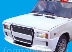 4 389 р. Передний бампер Я-Робот  Лада 2104 - 2107 (Неокрашенный)  с доставкой в г. Чебоксары. Увеличить фотографию 7