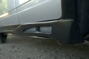 969 р. Пороги накладки Autodemic Полуарка с сеткой Лада 2105 (1979-2010) (Текстурная поверхность)  с доставкой в г. Чебоксары. Увеличить фотографию 4