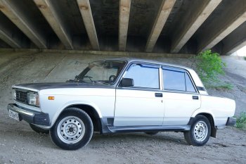 939 р. Пороги накладки Топор Лада 2105 (1979-2010) (Текстурная поверхность)  с доставкой в г. Чебоксары. Увеличить фотографию 7
