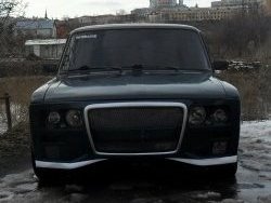 4 389 р. Передний бампер Я-робот  Лада 2103 - 2106 (Неокрашенный)  с доставкой в г. Чебоксары. Увеличить фотографию 4
