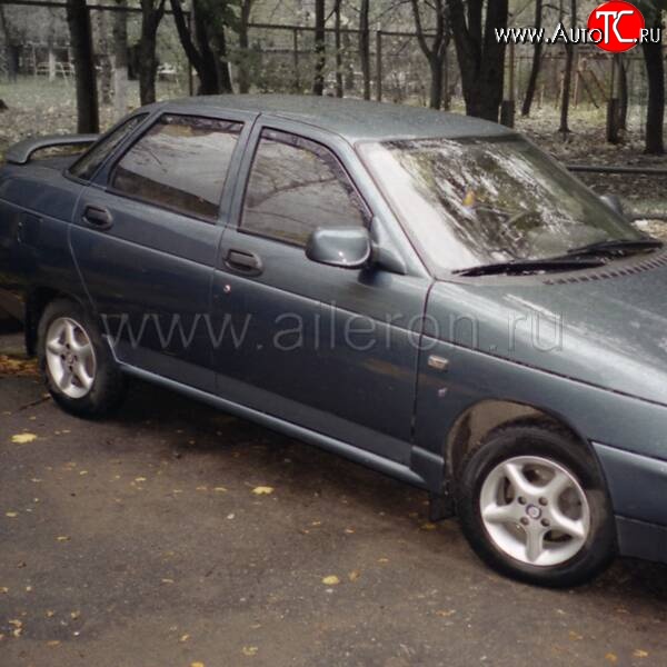 709 р. Комплект порогов Aileron Лада 2110 седан (1995-2007) (Неокрашенные)  с доставкой в г. Чебоксары