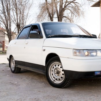 699 р. Пороги накладки Autodemic (Лапша c cеткой) Лада 2110 седан (1995-2007)  с доставкой в г. Чебоксары. Увеличить фотографию 8