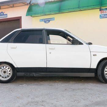1 039 р. Пороги накладки GT Лада 2110 седан (1995-2007) (Текстурная поверхность)  с доставкой в г. Чебоксары. Увеличить фотографию 6