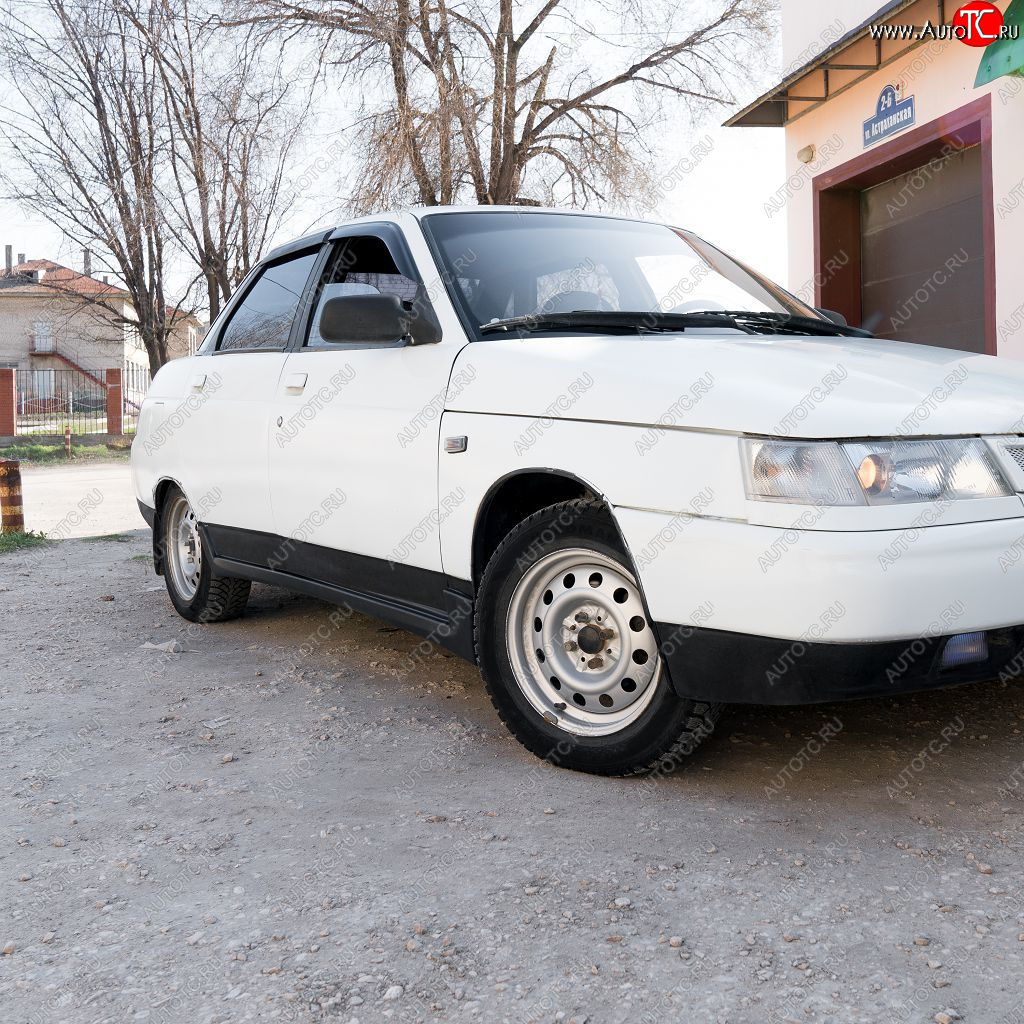 839 р. Пороги накладки Катран Autodemic Лада 2110 седан (1995-2007)  с доставкой в г. Чебоксары