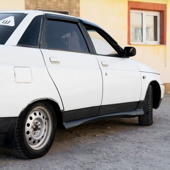 999 р. Пороги накладки Autodemic ВИНТ (большой) Лада 2110 седан (1995-2007)  с доставкой в г. Чебоксары. Увеличить фотографию 3