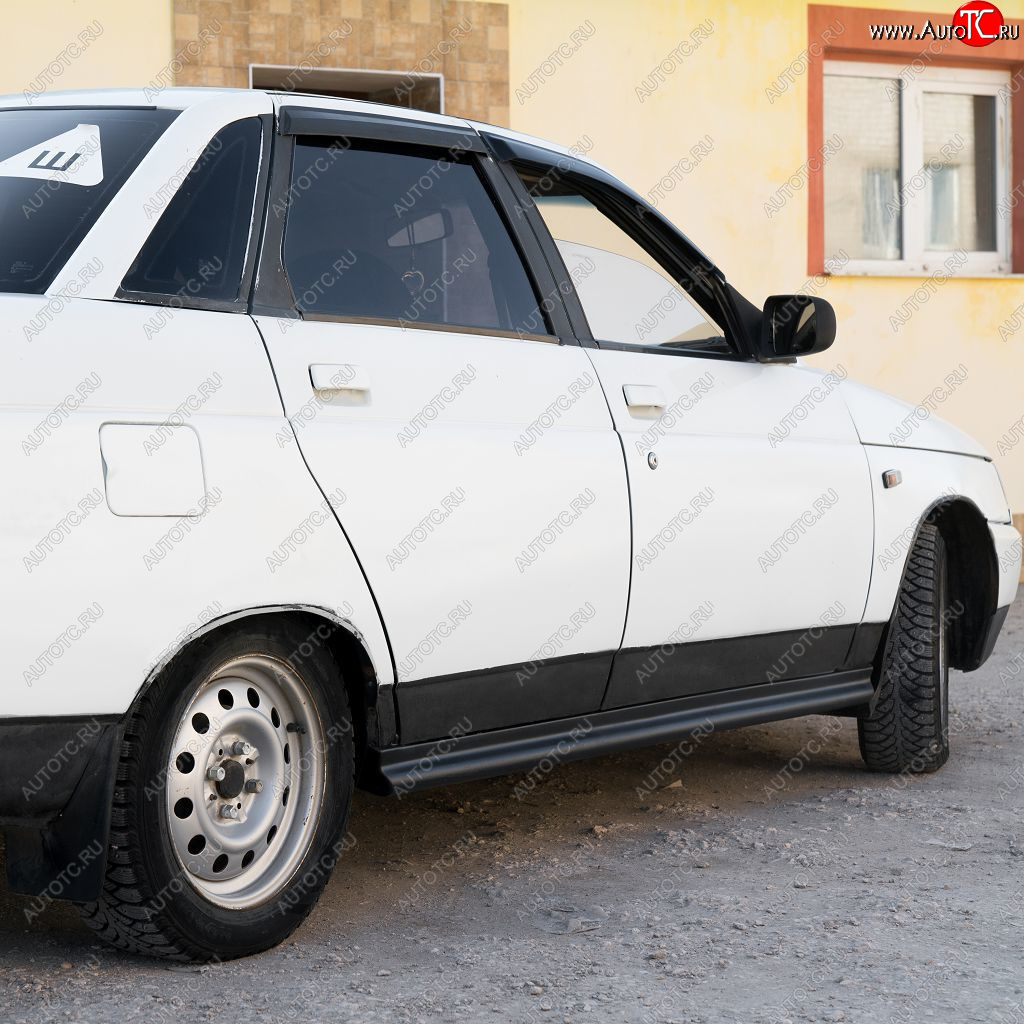 679 р. Пороги накладки Лапша Autodemic Лада 2110 седан (1995-2007)  с доставкой в г. Чебоксары