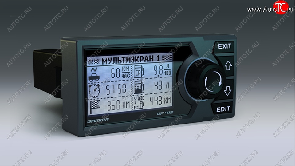 13 299 р. Бортовой компьютер Gamma GF 412 (для автомобилей со старой панелью)  Лада 2110 - 2112  с доставкой в г. Чебоксары