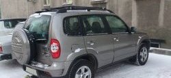 7 299 р. Экспедиционный багажник Спринт (установка на штатные рейлинги)  Chevrolet Niva  2123 (2002-2020), Лада 2123 (Нива Шевроле) (2002-2021), Лада Нива Трэвел (2021-2025)  с доставкой в г. Чебоксары. Увеличить фотографию 2