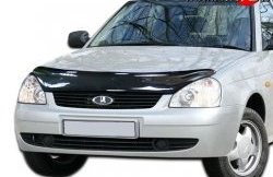 Дефлектор капота NovLine Лада Приора ( 2170,  2171,  2172,  21728) (2007-2018) седан дорестайлинг, универсал дорестайлинг , хэтчбек дорестайлинг, купе рестайлинг, седан рестайлинг, универсал рестайлинг, хэтчбек рестайлин