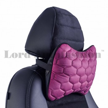 Подушка-косточка Lord Autofashion Соты (экокожа/велюр, 2 шт.) Skoda Octavia A7 дорестайлинг универсал (2012-2017)